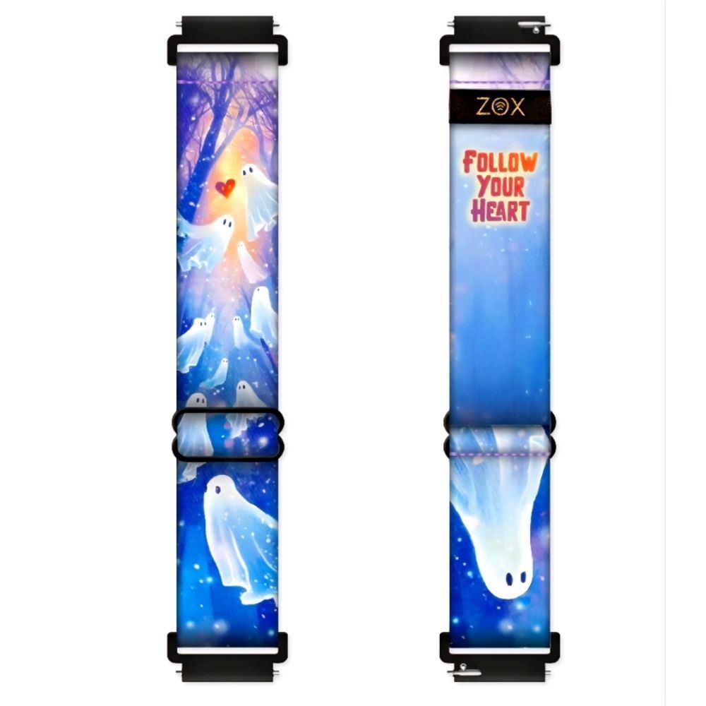 ZOX "FOLLOW YOUR HEART" #1883 ANDROID SAMSUNG GALAXY 20mm INTERACTIVE WATCHBAND